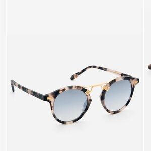 Krewe St Louis Matte Sunday mirrored sunglasses